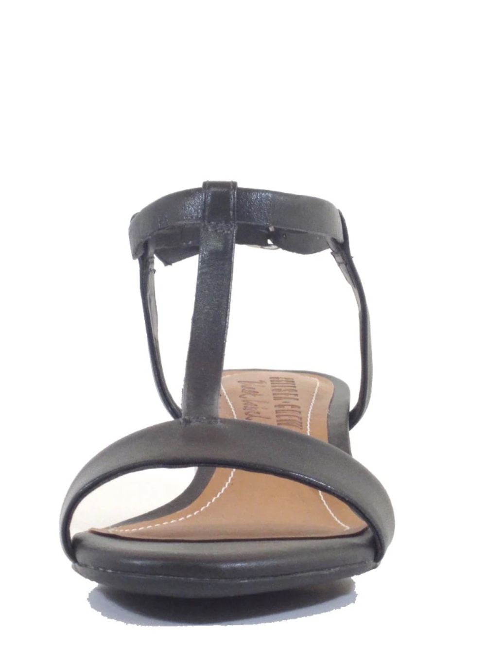 Black Label Chelsea Crew Terri T-Strap Suede Sandals - Size 38